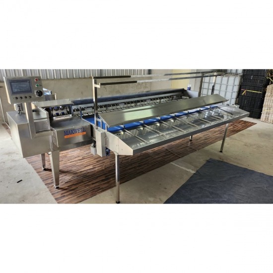 โรงงานผลิตเครื่องคัดไข่ - มาค เวลล์ โพรดักส์ - เครื่องคัดไข่ระบบดิจิตอล 15000 ฟอง